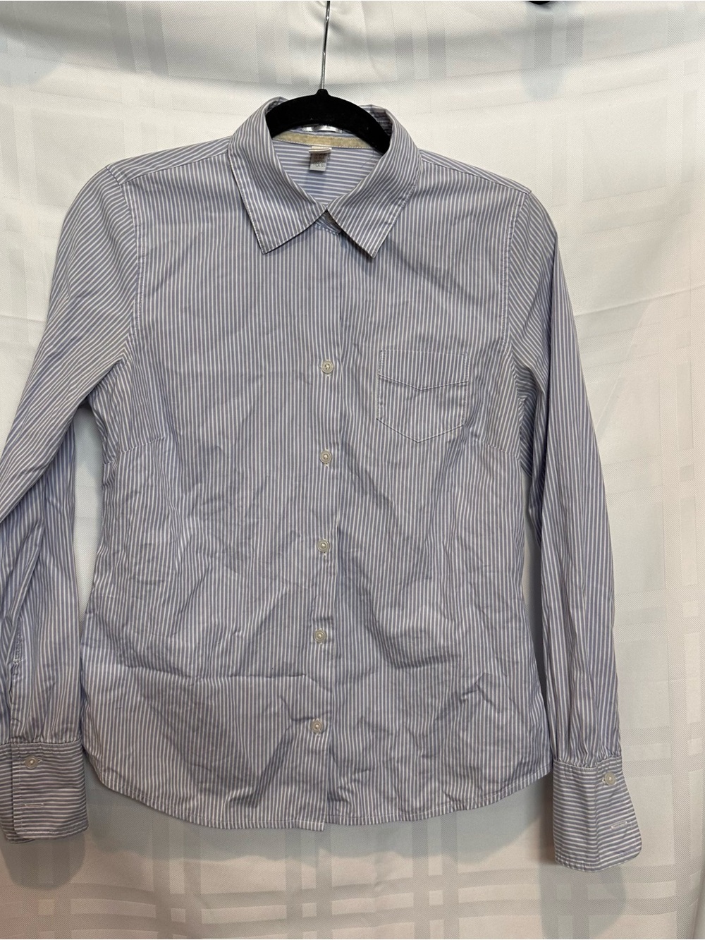 Y2K Striped Embroidered Graphic
Button Down Shirt